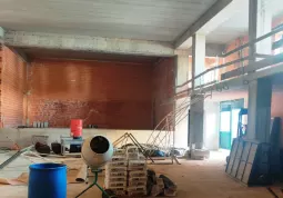 Cantiere del centro polivalente della frazione San Chiaffredo